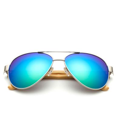 China Toad Metal Sun Glasses Ladies Glasses Men Bamboo Legs New Retro Legs Sunglasses Fashion Sun Glasses Bamboo Glasses for sale