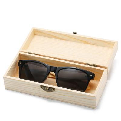 China New Eco-friendly High-grade Handmade Bamboo Cylindrical Mirror Box Sunglasses Box Bamboo Wooden Glasses Packaging Sunglasses Box for sale