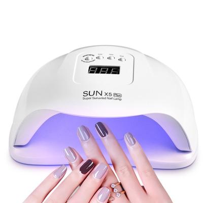 China Professional Nail Dryer LED Polish Lamp 80w For Lights Equipments Nails Nail Salon Supplies Gel X5 Plus UV for sale