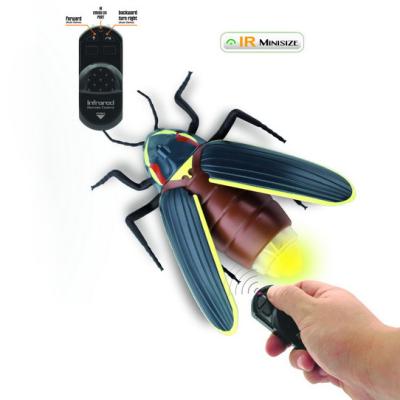 China Simulation Funny Plastic Infrared Remote Control Fireflies Rc Insect Animal Toys For Kids for sale