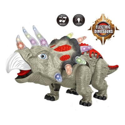 China School Model Simulation Walking Electric Dinosaurs Toys with Sound and Light for Children for sale