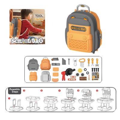 China Wholesale MODEL TOY 2020 DIY plastic tool bag set toys for children for sale