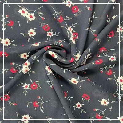 China Anti pill fashion polyester crepe chiffon printed 100% yoryu chiffon fabric by wholesale fabric for dress for sale