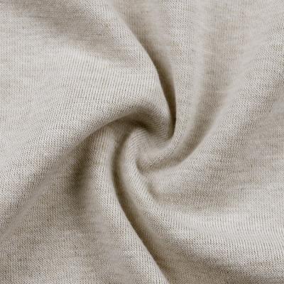 China Anti-Static Cotton Polyester Hoodies Fabric Knitted Yarn CVC French Terry Fabric for sale