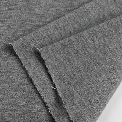 China Hot Sale Windproof Knitted TC French Heather Gray Jersey Fabric Terry Fabric For Hoodie for sale