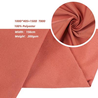 China Waterproof Oxford Fabric 200gsm 100%polyester Multicolor Optional Stretch 100D*40S+150D-T800 Silky Fabric for sale