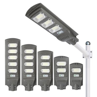 China Sports Stadiums Low Consumption Solar Street Led Lightweight Outdoor ABS 30 60 90 120 150 W All In One Solar Street Light for sale