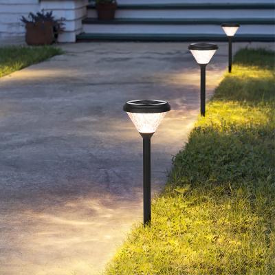 China Modern - High Quality Black Ip65 Outdoor Lawn Lamp Yard Solar Lights 2 Watt Waterproof Solar Yard Lamp Garden Lights for sale