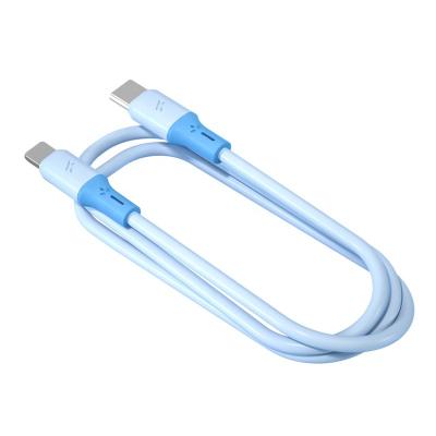 China Mobile Phone Etc.electronic Product New Arrival 20W Liquid Silicone Palladium Cable 1.2M Usb C To Lightning Fast Charging iphone 12 Data Cable Logo Customized for sale