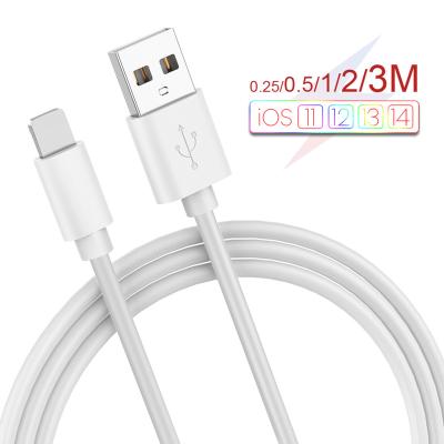 China Cheap MP3/MP4 Player Price PVC 2A USB Data Cable Fast Charging Logo Customized Multi Cell Phones Charger Cable For iphone 11 for sale