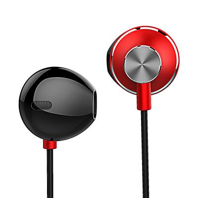 China Wholesale High Quality Perfect Noise 3.5mm In-Ear Headphone 120cm Moving Band Wired Super Bass Metal Customized Logo Earphone With MIC for sale