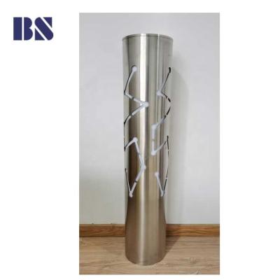 China Folding Removable Portable Decoration Bollard Cover Bollards Sheath For Road Safety Post Barrier for sale