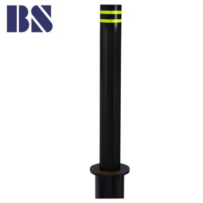 China Retractable Manual Bollard For Traffic Control Highway Bollard Rising Retractable Bollard Manufacturer for sale