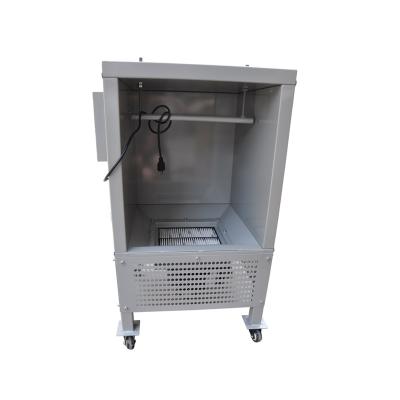 China Machinery Repair Shops COLO Mini Benchtop Spray Booth Lab Testing Powder Coating Equipment for sale