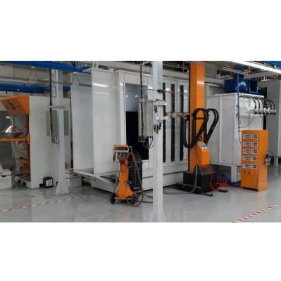 China Automatic Machinery Repair Shops Furniture Painting System Powder Coating Spray Booth for sale