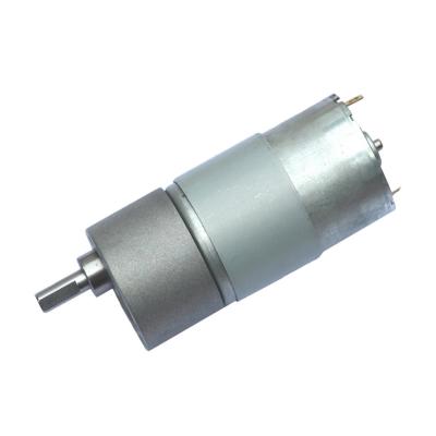 China Motor da caixa de engrenagens Spur 37mm 12V 24V DC Motor 45 Rpm Barulho baixo Torque elevado à venda