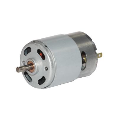 中国 12V 24V ハイ Rpm ブラシ DC モーター 永久磁石 RS 775 DC モーター 販売のため