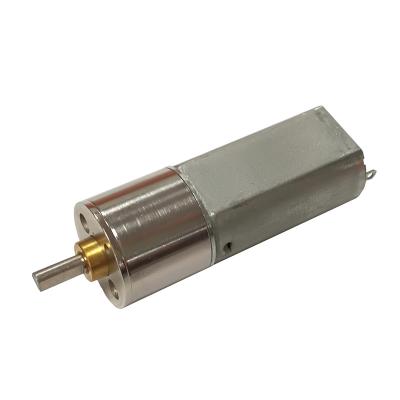 China 12 Volt DC Mini Planetary Gear Motor 50RPM / 100RPM Hoog koppel 16MM Voor Smart Lock Te koop