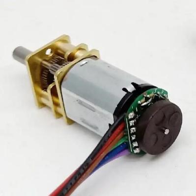 China 12 mm DC Micro Gear Motor Pulse Houle Precision Encoder Kleine vertraging DC motor Te koop