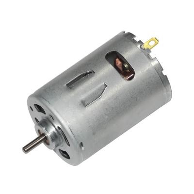 China RS 545 12V Mini Brush DC Motor 24V 6500rpm Carbon Brush Electric Motor Te koop