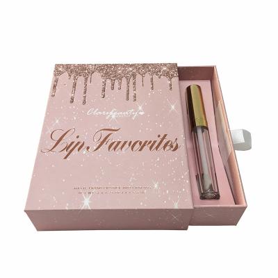 China Recycled Cosmetic Packaging Gift Box Wall Mounted Logo Dropper With Sealed Perfume Materials High Quality Custom Makeup Organizer With Satin Insert for sale