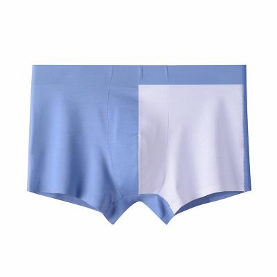 China Antibacterial Fast Shipping Solid Color Boxer Brief Trunks Men Breathable Elastic Modal Underwear For Boxer Brief for sale