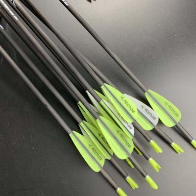 China Hunting 2020 New Carbon 40T ID 3.2 Spine 350 400 500 600 700 800 900 1000 Carbon Arrows 30-32inches Recurve Archery for sale