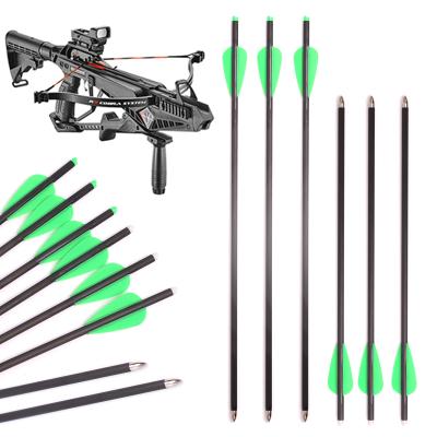 China Hunting 11 inch carbon fiber crossbow bolt carbon crossbow shooting arrow with ID 4.2mm for shooting and hunting for sale