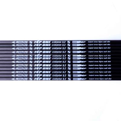 China Archery TIR Bow Hunting ID 3.2mm Carbon Fiber Tube Carbon Arrow Shafts for sale