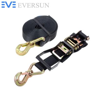 China Polyester ES10686 GS TUV Certified Cargo Load Strap With Forged Hook for sale