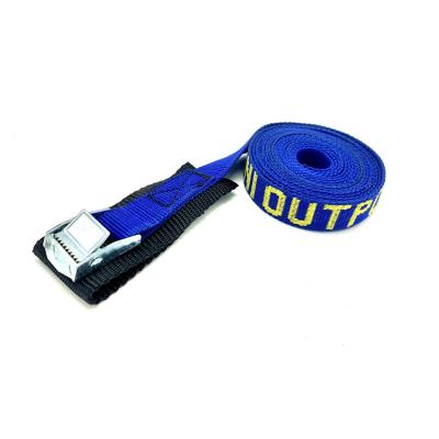 China High quality ES10072-1 kayak bottom canoe or kayak tie tie down cam strap with custom woven logo for gallery for sale