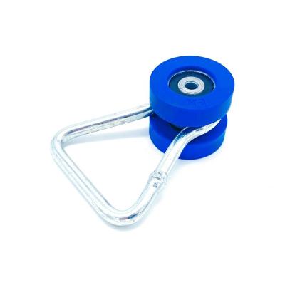 China steel & High Quality Nylon Truck Curtain Hanger Track Ball Bearing Tautliner Track Roller for sale