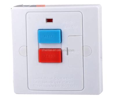 China Commercial RCD 13 Amp RATED FUSED CONNECTION Leakage Protection Switch with BS7288 for sale