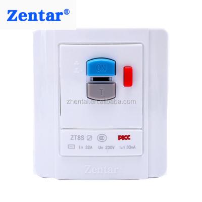 China Residential / General Purpose RCD Socket 13a RCD Fused Connection Unit UK Standard SMART Switch ZT5Y for sale