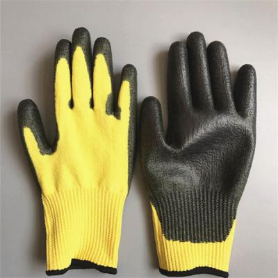 China Gardening Colorful Custom HPPE PU Cut Resistant Gloves Heavy Duty Gloves for sale