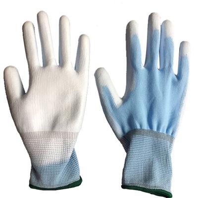 China OPTIMUMS Good Quality 13 Gauge Wholesale Cheap Nylon Garden Use PU Gardening Protective Gloves for sale