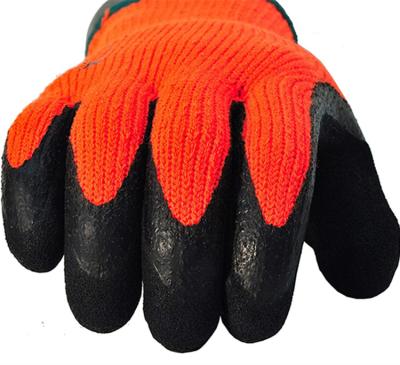 China Latex Coated Hand Gold Winter Maker Thermal Gardening Gloves for sale