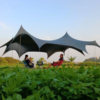 China Diagonal Tying Type China Manufacturer Portable Outdoor 190t Fabric Tent For Large Tent Wedding Waterproof Camping for sale