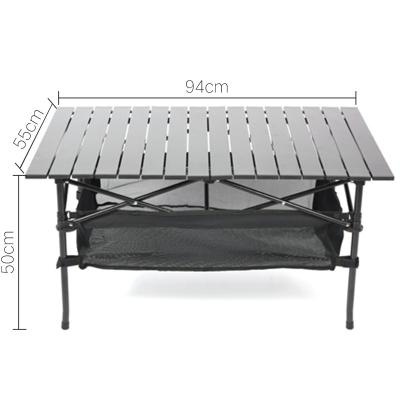 China Foldable Outdoor Folding Picnic Table, Portable Aluminum Folding Table for Camping, Beach Folding Table for sale