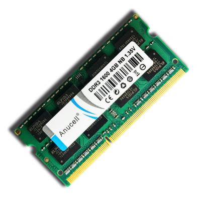 China LAPTOP RAM Ddr3 1600Mhz 4Gb 8Gb 16Gb Pc3-12800 For Laptop Sodimm Memory Ram for sale