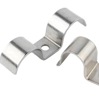 China Stainless Steel Copper Steel Aluminum Clips Clamps Custom Metal Fabrication Metal Pieces Stainless Steel Parts Aluminum Sheet Metal Fabrication for sale