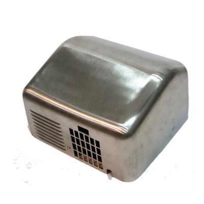 China SS 304 Washroom Wall Stainless Steel Mounted UV Light Hand Dryer for sale