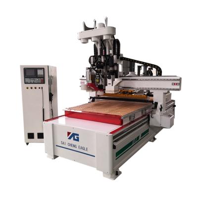 China Other cheap hot sale good quality liner tool changer with drill bank nesting cnc machine 2050 for sale