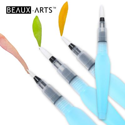 China Watercolor Painting Waterbrush Pen For Watercolor Painting Refillable Blue Plastic Water Brush With Handle for sale