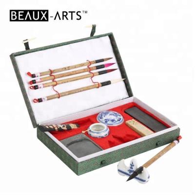 China Wool Square Chinese Calligraphy Set with Chinese Brushes for sale