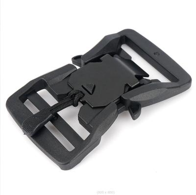 China Hardness ; Elasticity 38mm Quick Release Nylon Magnetic Tactical Buckle For Belt for sale