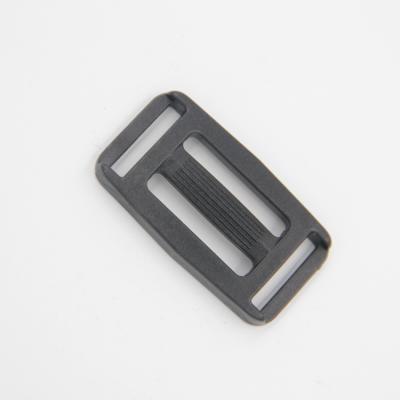 China Hardness ; New Design Durable Elasticity 3 Way Adjuster Plastic Strap Webbing Slide Buckle For Bags for sale