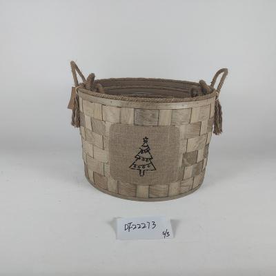 China Handmade beautiful sustainable household storage basket for sale