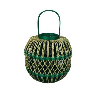 China Home decoration handmade natural plant plankton and shavings lantern for sale