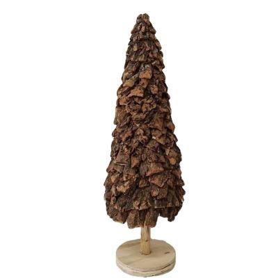 China Eco-friendly Natural Holiday Decor Bark Tree Environmental Protection Artificial Tree for sale